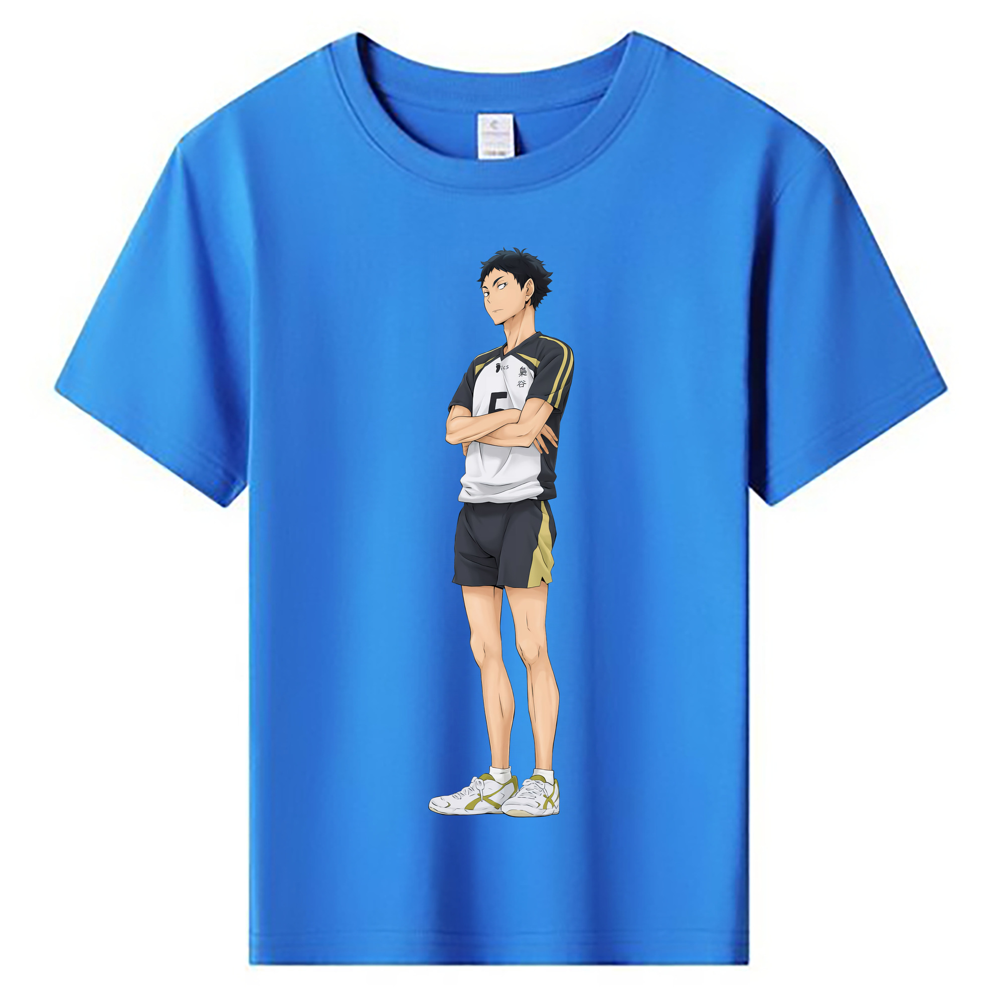 （画像用） ハイキュー!! Haikyu!! 綿100％キッズTシャツ（フロントプリント）
